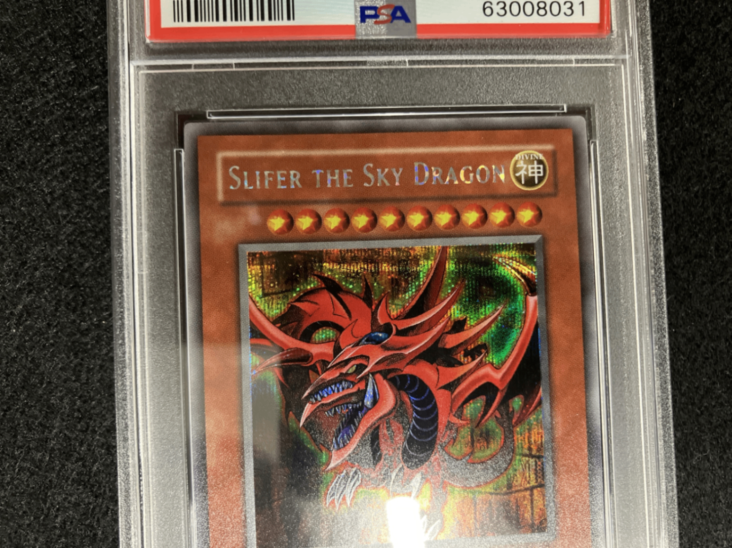 【PSA10】 Slifer the Sky Dragon Secret (GBI-001)