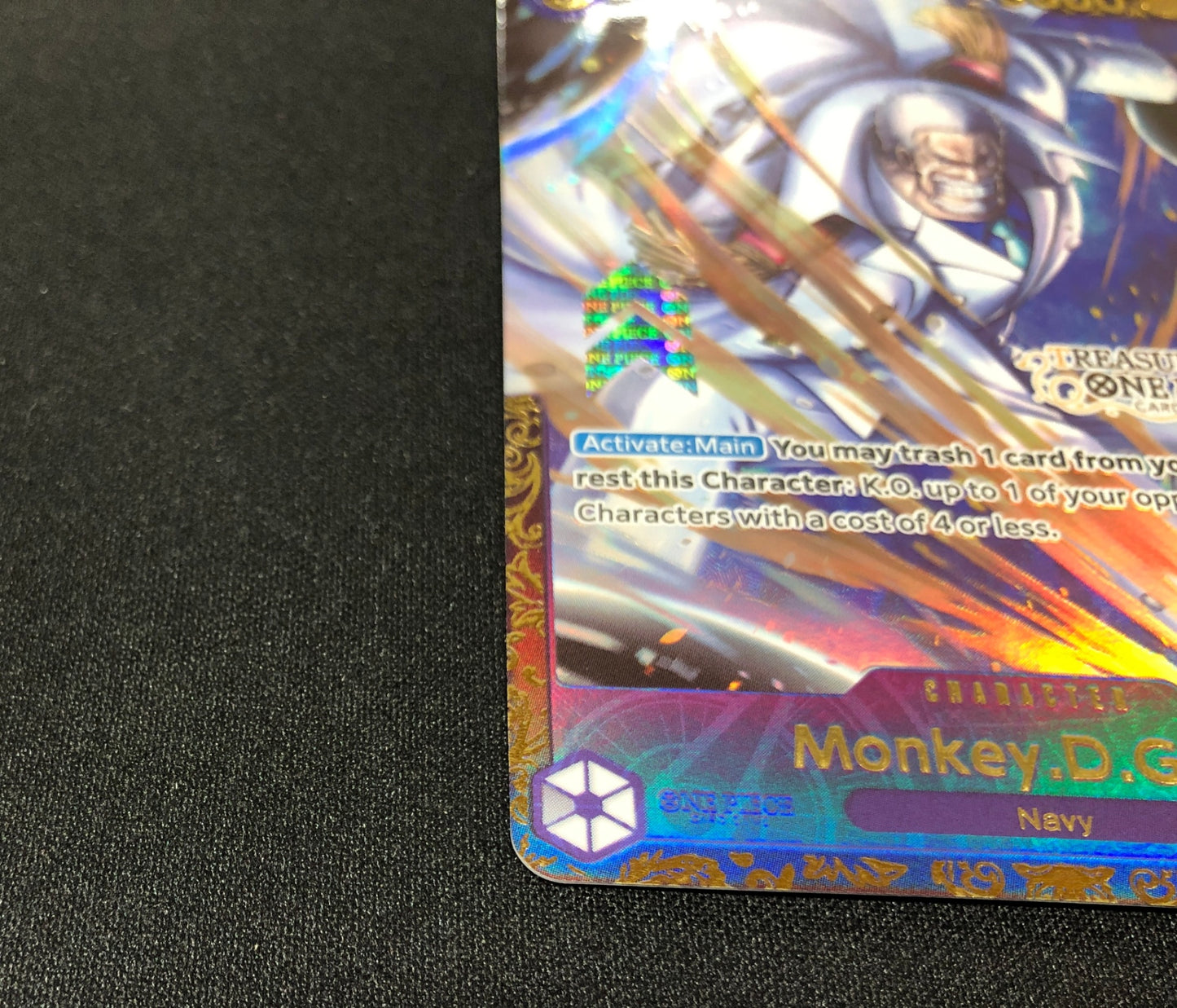 Monkey D Garp ST06-012 Treasure Cup Top 16 Prize One Piece Card Game