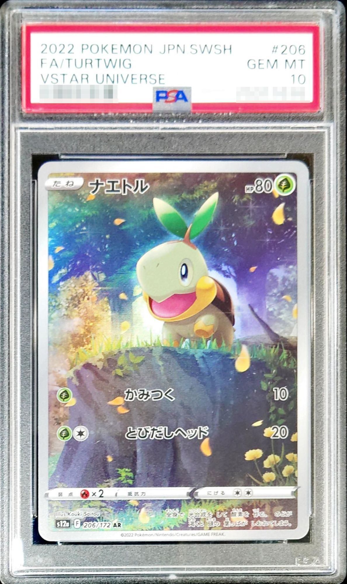 【PSA10】 Turtwig AR (s12a-206/172)