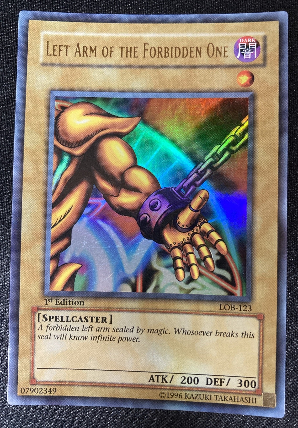 Left Arm of the Forbidden One (LOB-123) 1st