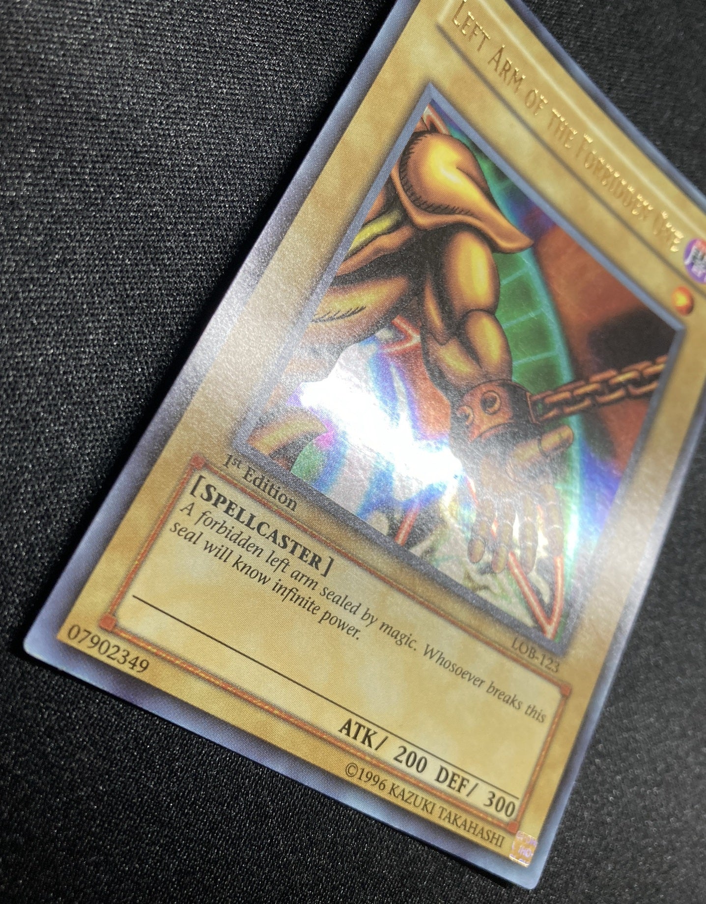 Left Arm of the Forbidden One (LOB-123) 1st
