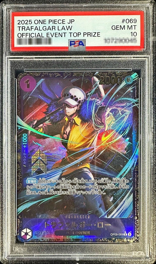 【PSA10】 Trafalgar Law (OP09-069) Flagship 2025 Top Prize