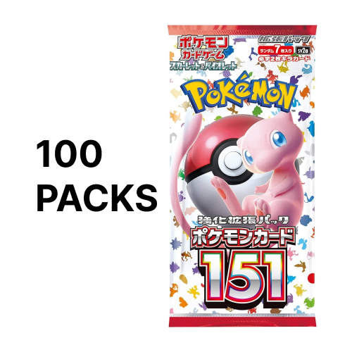 Pokemon Card 151 Booster Packs (x100)