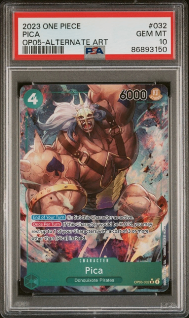 【PSA10】 Pica SR Alt Art (OP05-032)