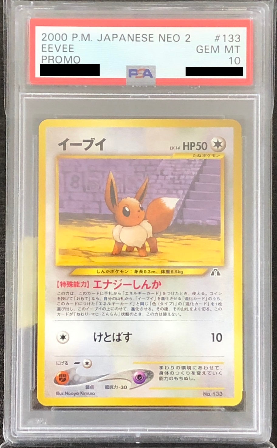 [PSA10] Eevee (No.133) Base Set Premium File 2