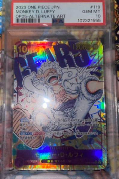 【PSA10】　MONKEY D. LUFFY SEC ALTERNATE ART (OP05-119) Awakening of the New Era