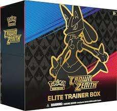 Pokemon Sword and Shield Crown Zenith Elite Trainer Box Lucario