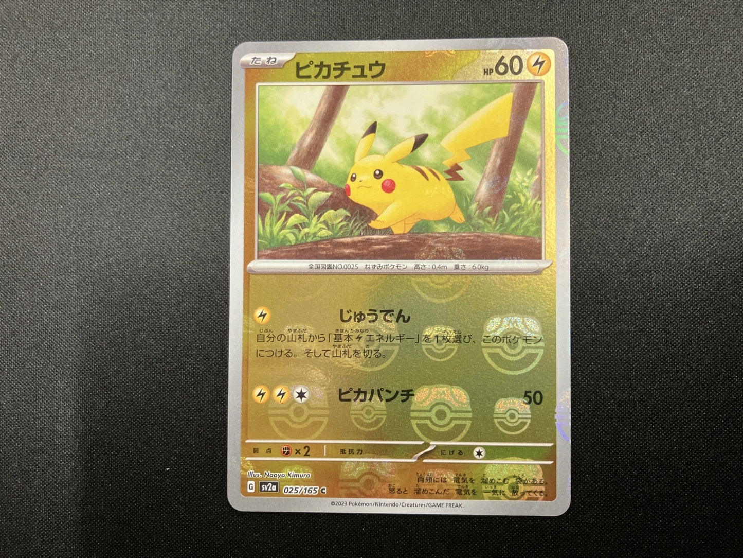 Pikachu (sv2a-025/165) Master Ball