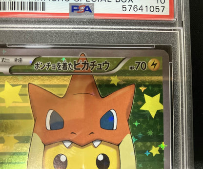 【PSA10】 Poncho Wearing Pikachu (Mega Charizard Y) (208/XY-P)