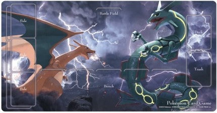 Charizard VS Rayquaza Rubber Play Mat