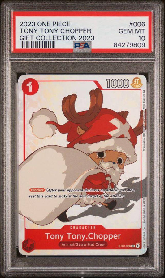 【PSA10】 Tony Tony Chopper ST01-006 Bandai One Piece Gift Collection English