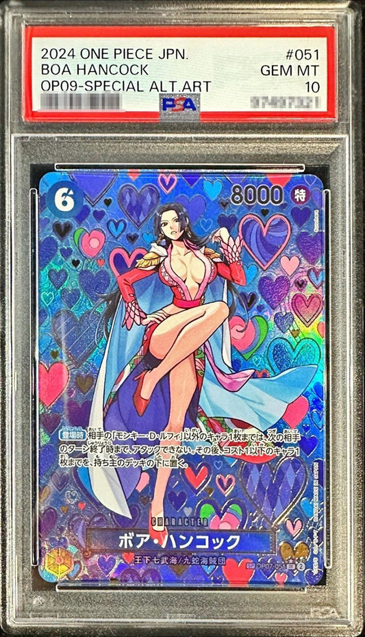 【PSA10】 Boa Hancock ALTERNATE ART (OP07-051)