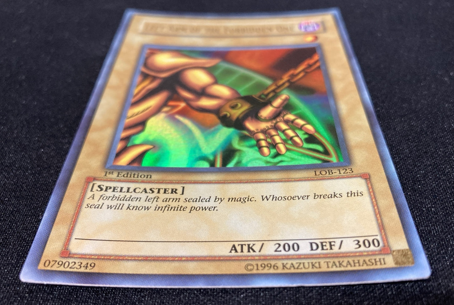 Left Arm of the Forbidden One (LOB-123) 1st