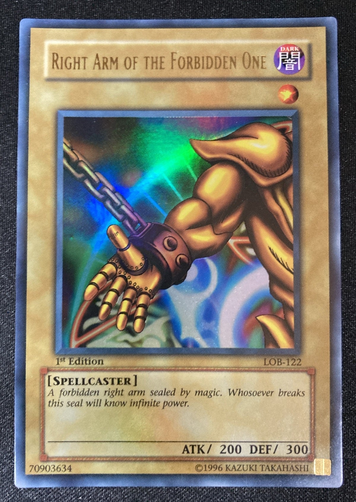 Right Arm of the Forbidden One (LOB-122) Asian English 1st