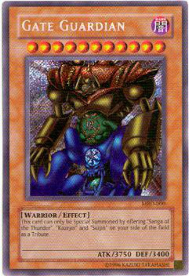 Yu-Gi-Oh Gate Guardian Secret Rare MRD-000 1st Asian English NM-EX 2002